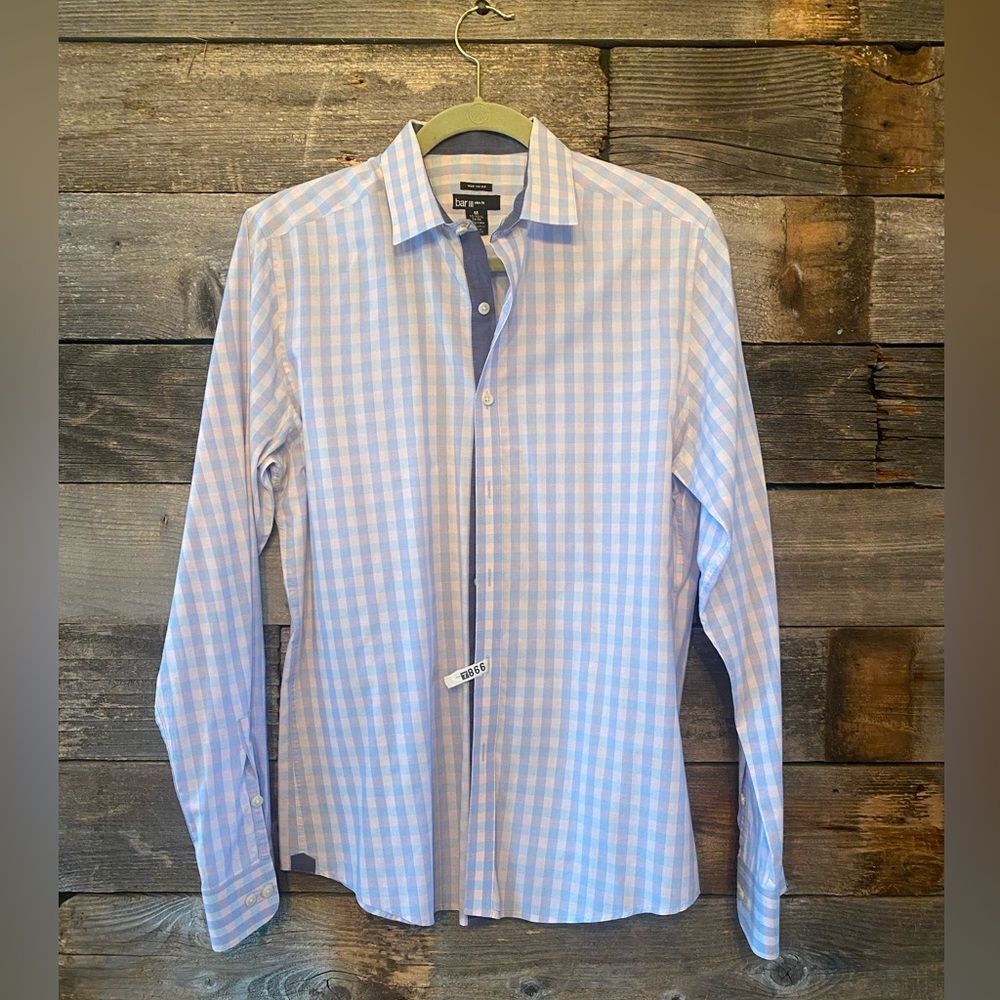 Bar III Slim Fit Dress Shirt Wear Me Out 15.5 34/35